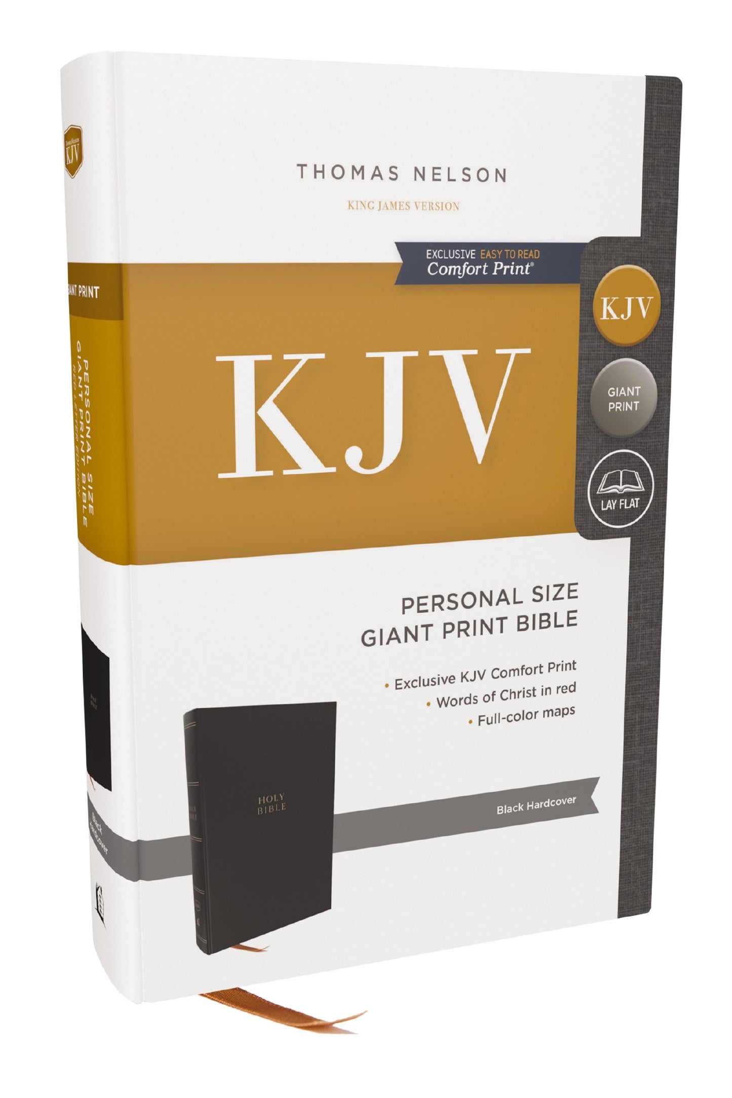 KJV Personal Size Giant Print Holy Bible (Comfort Print)-Hardcover