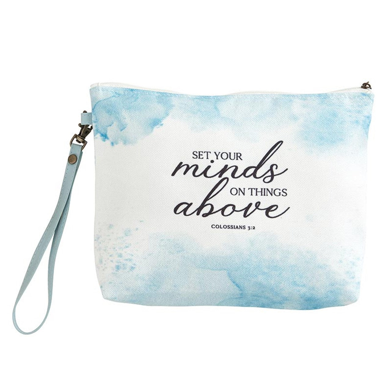 Wristlet-Set Your Mind On Things Above... (Col. 3:2) (8" x 5")