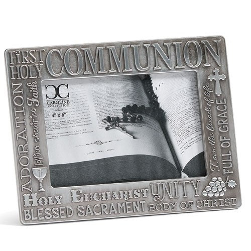 Word Frame-First Holy Communion (Holds 4x6) (6"H)