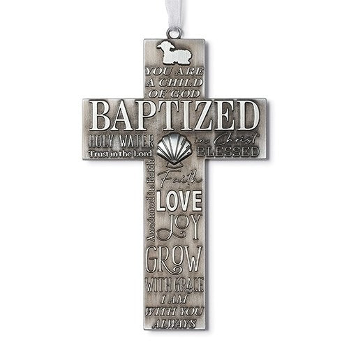 Word Wall Cross-Baptism (7.5")