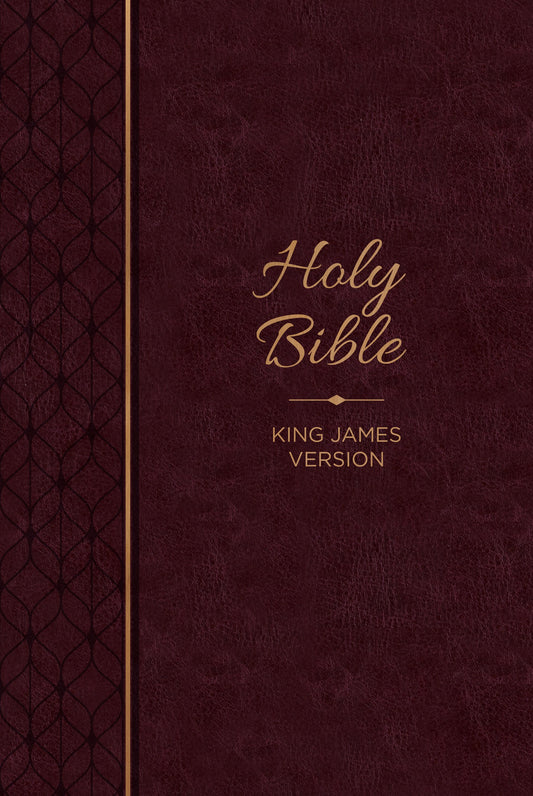 KJV Giant Print Bible-Maroon Imitation Leather