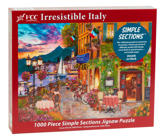 Simple Sections Jigsaw Puzzle-Irresistible Italy (1000 Pieces)