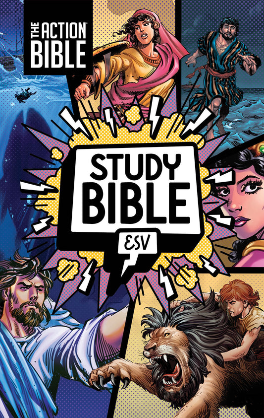 ESV The Action Bible Study Bible (Full-Color)-Hardcover