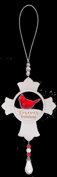 Ornament-Forever Remembered-Cardinal (9.5")