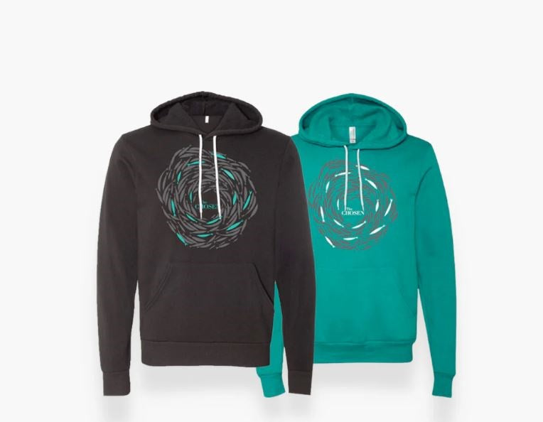 Hoodie-Against The Current-Teal-Small