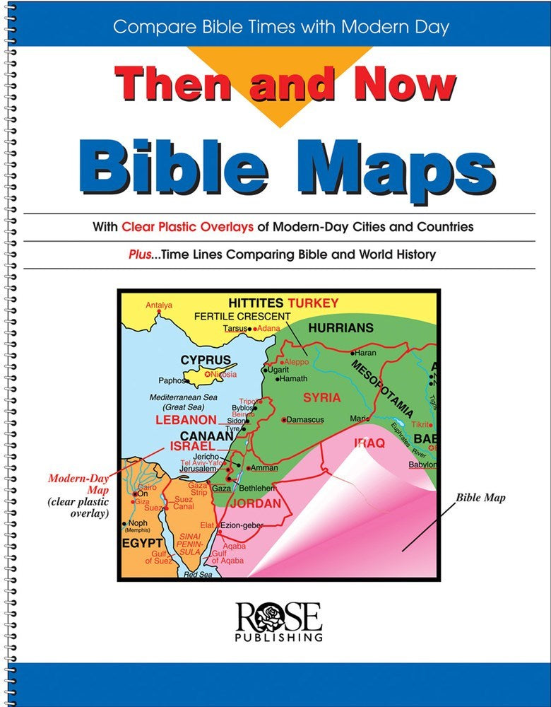 Map-Then And Now Bible Maps