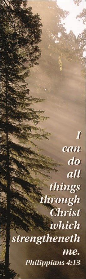 Bookmark-I Can Do All Things Through Christ (Philippians 4:13 KJV) (Pack Of 25)