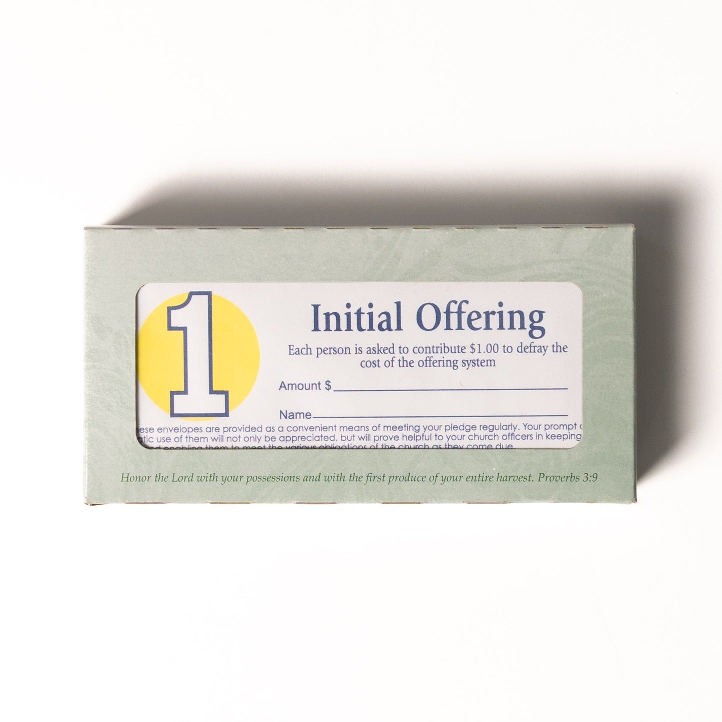 Offering Envelope-My Regular Offering w/Six Point Record System (Bill-Size) (Pack Of 53)