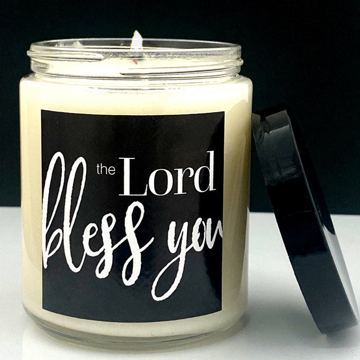 Candle-WTLB-Lord Bless You-Mahogany Teakwood (8 Oz)