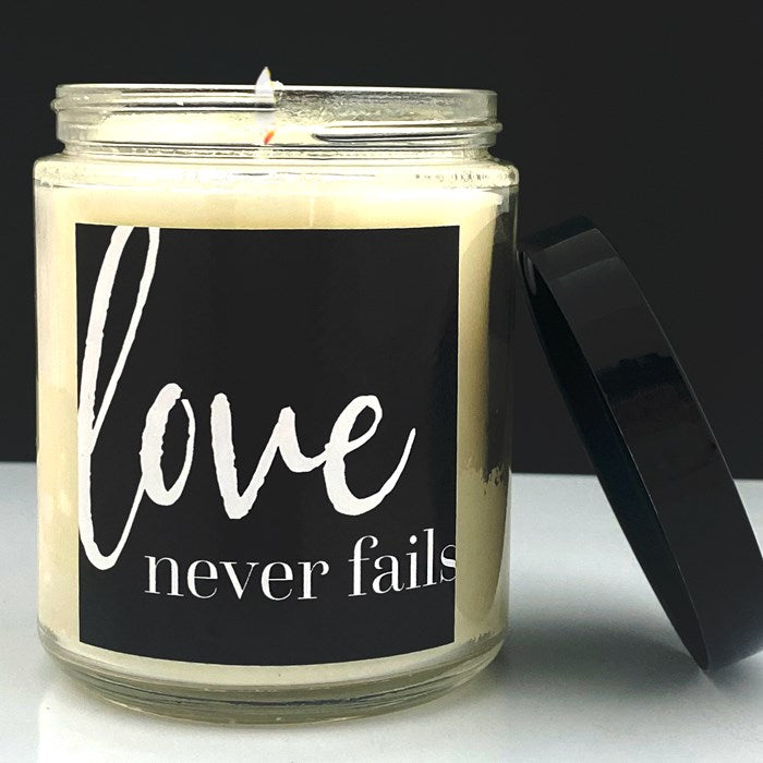 Candle-WTLB-Love Never Fails-Tropical Fruit (8 Oz)