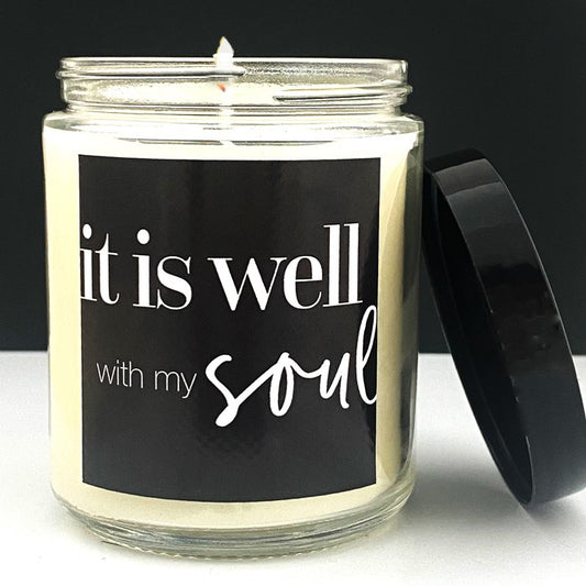 Candle-WTLB-It Is Well-White Gardenia (8 Oz)