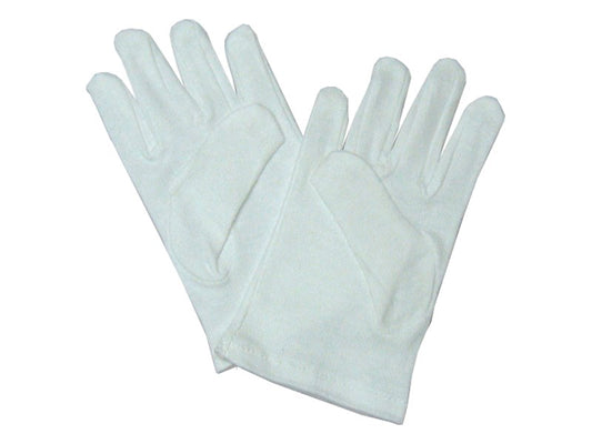 Gloves-Childs White Cotton-Medium