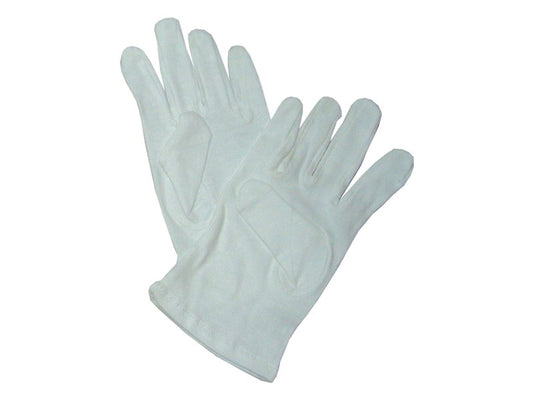 Gloves-Childs White Cotton-Large