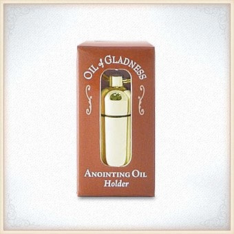 Anointing Oil-Keyring Holder-Goldtone-Boxed