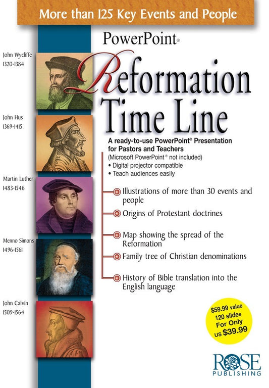 Software-Reformation Time Line-Powerpoint