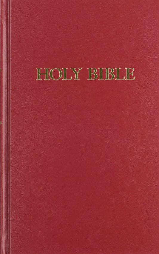 KJV Pew Bible-Red Hardcover