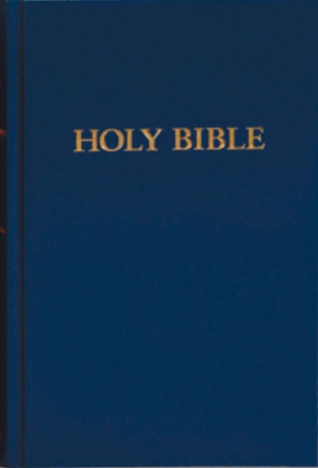 KJV Pew Bible-Blue Hardcover