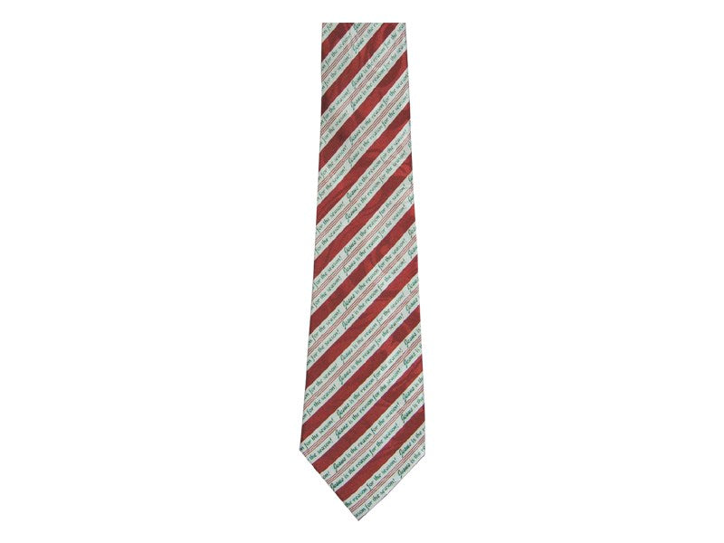 Tie-Candy Cane-Jesus Is The Reason For The Season-Polyester