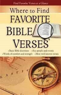 Where To Find Favorite Bible Verse Pamphlet (Pack Of 5)