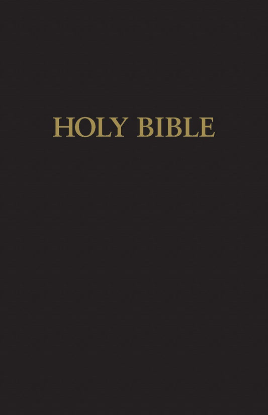 KJV Large Print Pew Bible-Black Hardcover