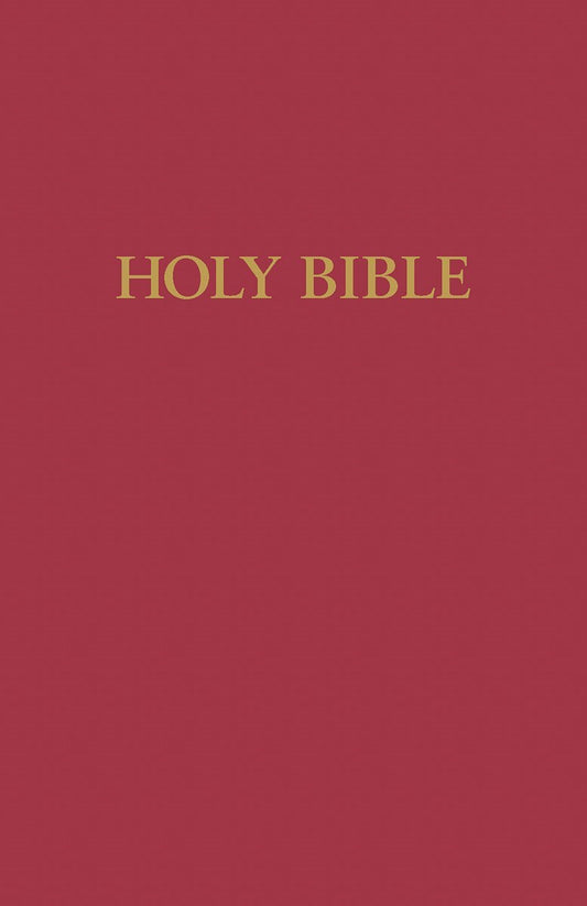 KJV Large Print Pew Bible-Red Hardcover