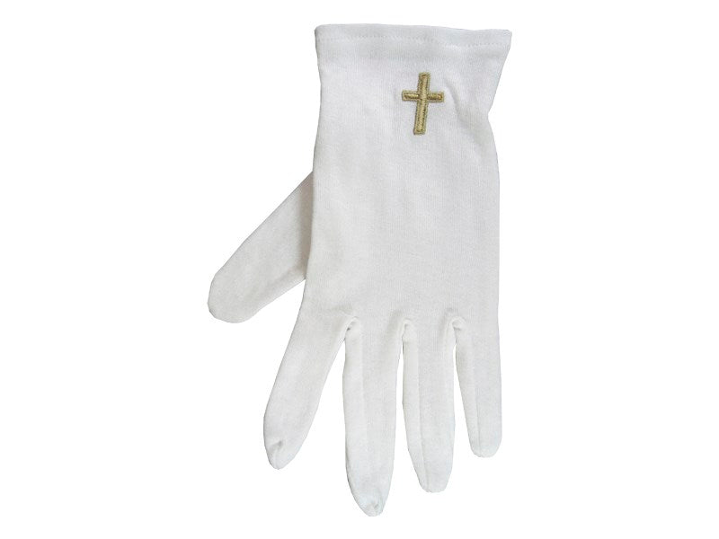 Gloves-Gold Cross Cotton-XLG