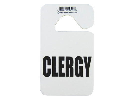 Auto Hangtab-Clergy (Pack of 6)