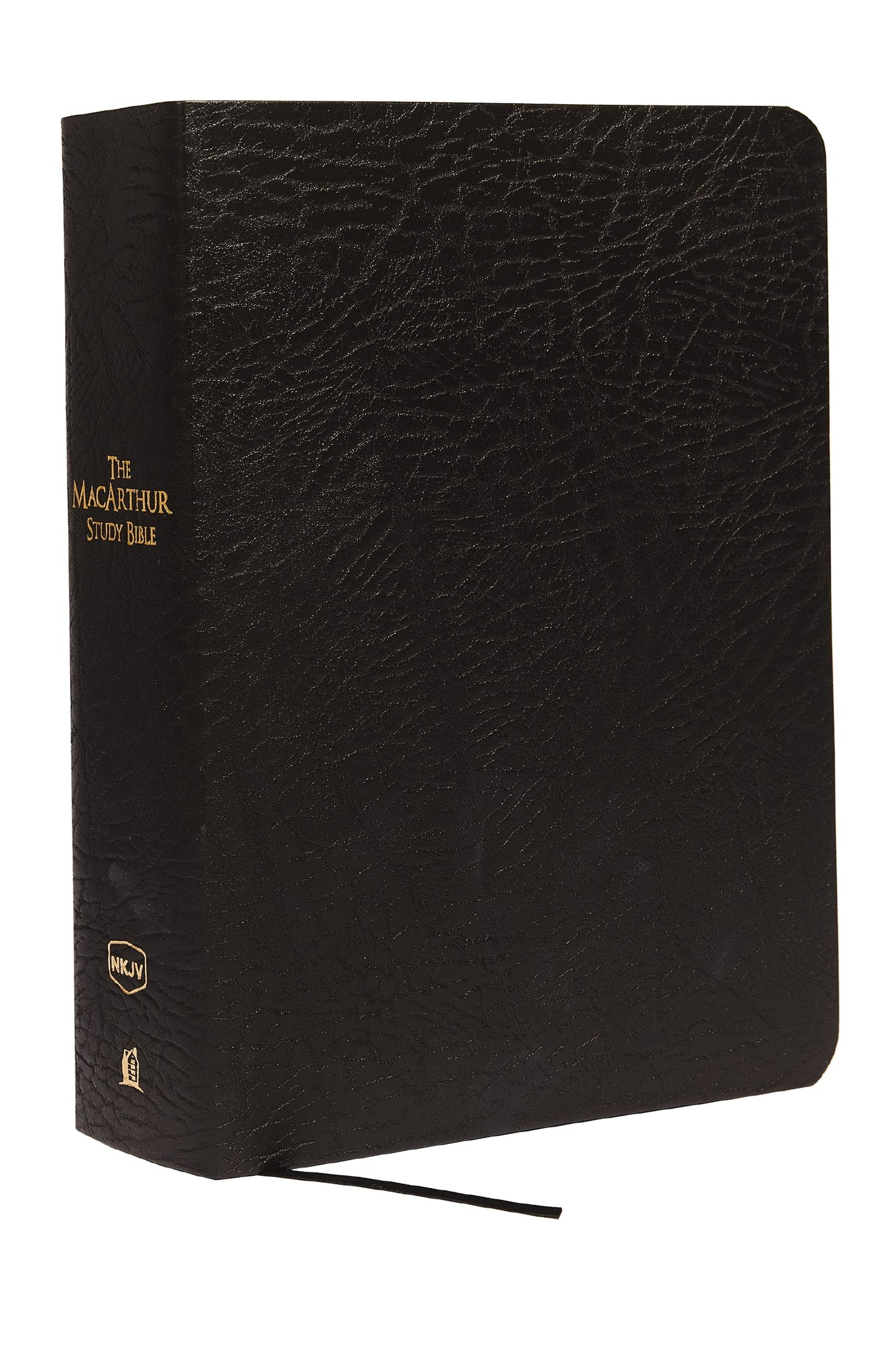 NKJV MacArthur Study Bible/Large Print-Black Bonded Leather