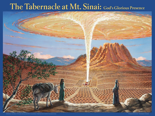 Chart-Tabernacle At Mt Sinai Wall (Laminated Sheet) (19" x 26")