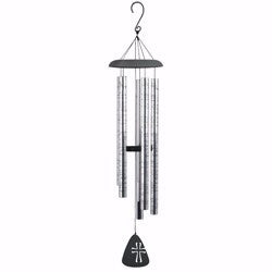 Wind Chime-Sonnet-Lord's Prayer-Silver/Black (44")