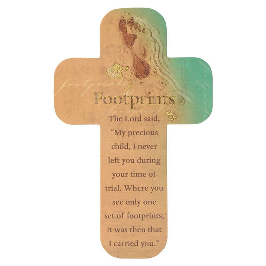 Bookmark-Cross-Footprints (Pack Of 12)