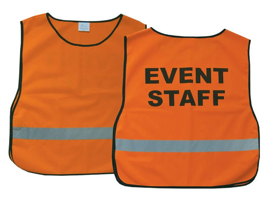 Safety Vest-Event Staff-XLG-Orange