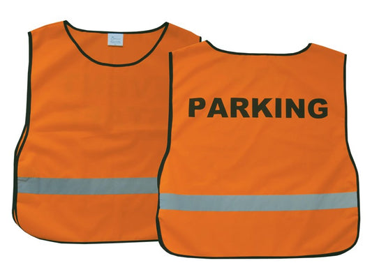 Safety Vest-Parking-XLG-Orange