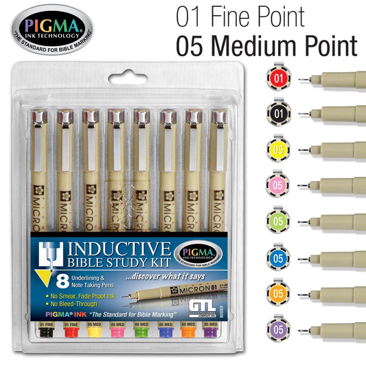 Micron Inductive Bible Study Kit (8 Piece)