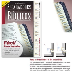 Span-Bible Tab-Verse Finders-Horizontal-Gold W/Apocrypha