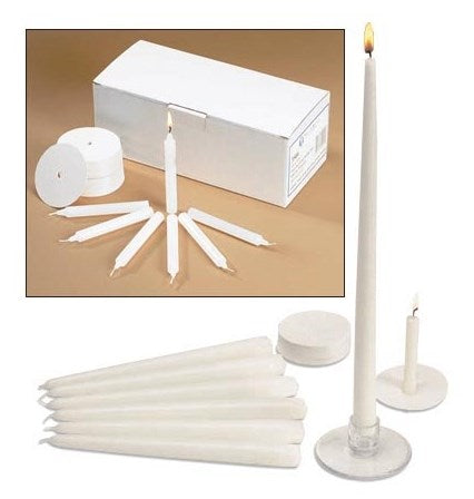 Candle-Candlelight Service Set w/240 Candles