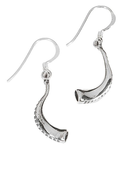 Earring-Shofar (Sterling Silver) (#9603)