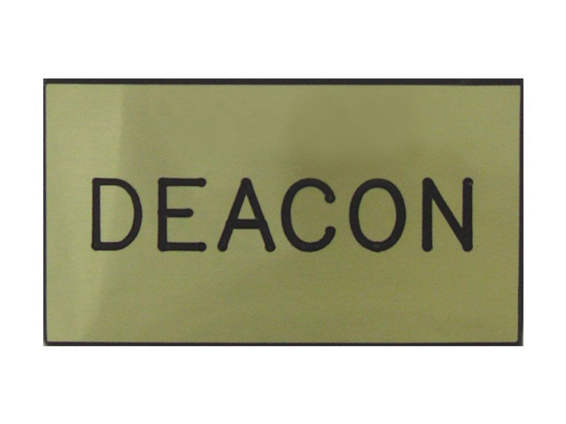 Badge-Deacon-Magnetic-Gold/Black