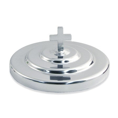 Communion-Chrome-Tray Bread Cover-6-3/4" (RW 403CH)