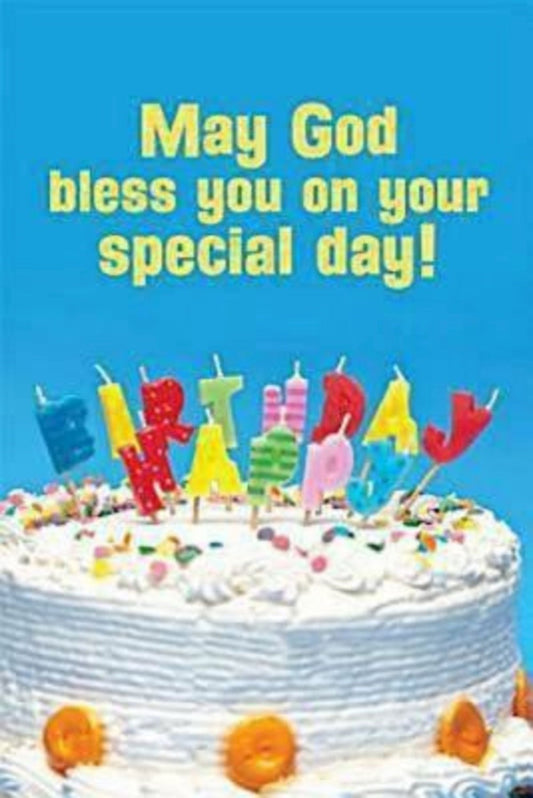 Postcard-God Bless You On Your Special Day (Pack of 25)