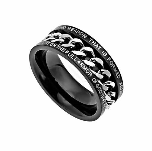 Ring-Black Chain-No Weapon (Mens)-Sz  9