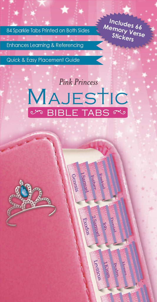 Bible Tab-Princess W/Memory Verse Stickers