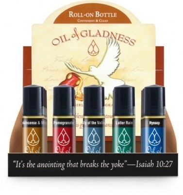 Anointing Oil-25 Assorted 1/3oz Roll-On w/Display