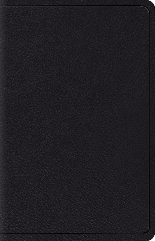 ESV Wide Margin Reference Bible-Black Top Grain Leather