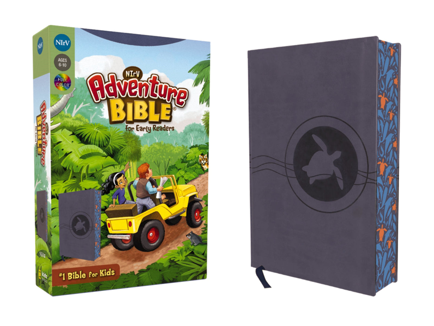 NIrV Adventure Bible For Early Readers (Full Color)-Blueberry DuoTone