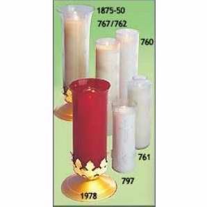 Candle-Sanctuary Lights w/51% Beeswax-8 Day (Pack Of 12) (#763)