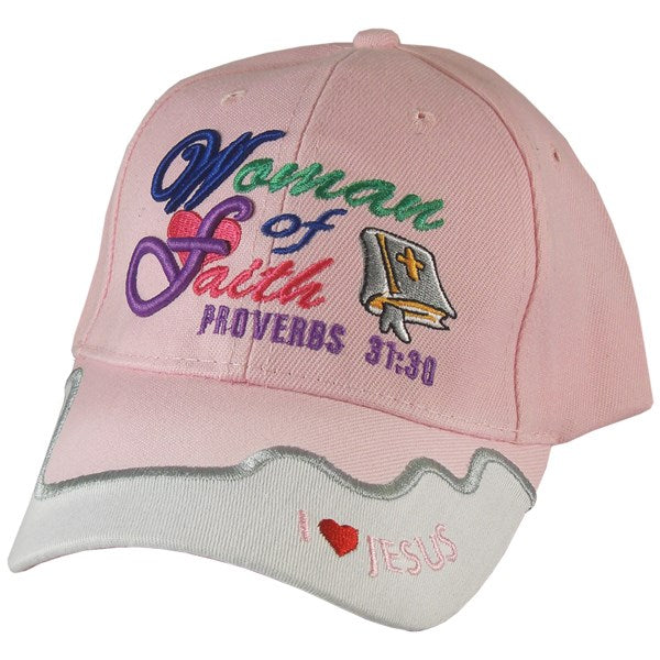 Cap-Woman Of Faith-Pink