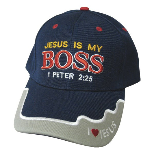 Cap-Jesus Is My Boss 1 Pet 2:25-Navy