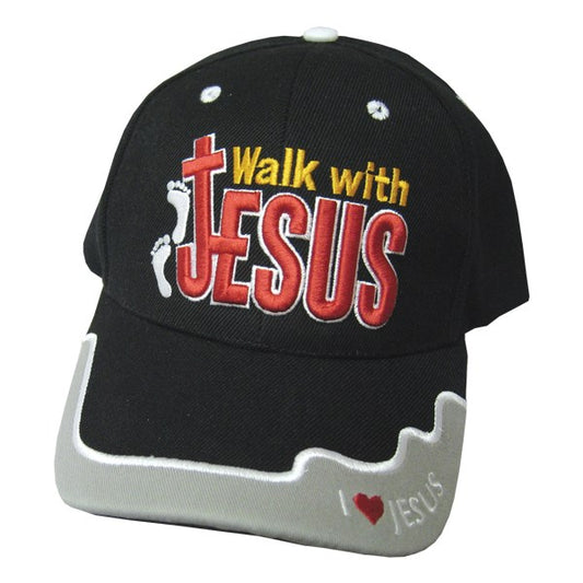 Cap-Walk With Jesus-Black