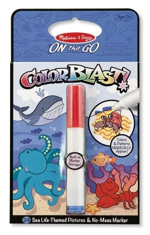 ColorBlast! Sea Life Activity Book (Ages 3+)